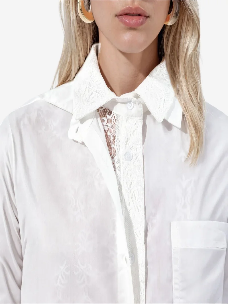 Jennyfer White Women's Oversized Long T-Shirt for Women | Best Price UAE