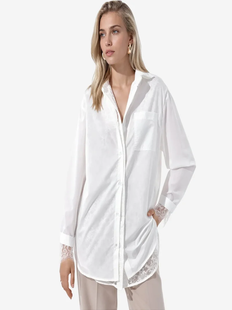 جينيفر Women's Oversized Long T-Shirt