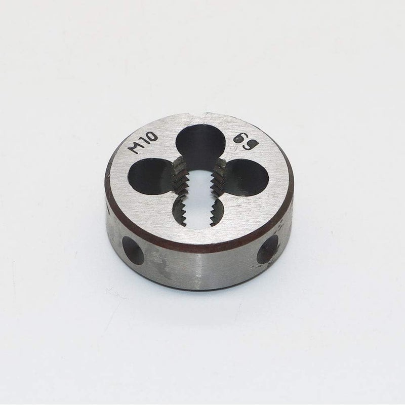 LingGan HSS 10mm X 1.5 Metric Right Hand Round Die, Machine Thread Die M10 X 1.5mm Pitch for Mold Machining, Alloy Steel, It Can Process Steel, Cast Iron, Copper And Aluminum. - Image 2