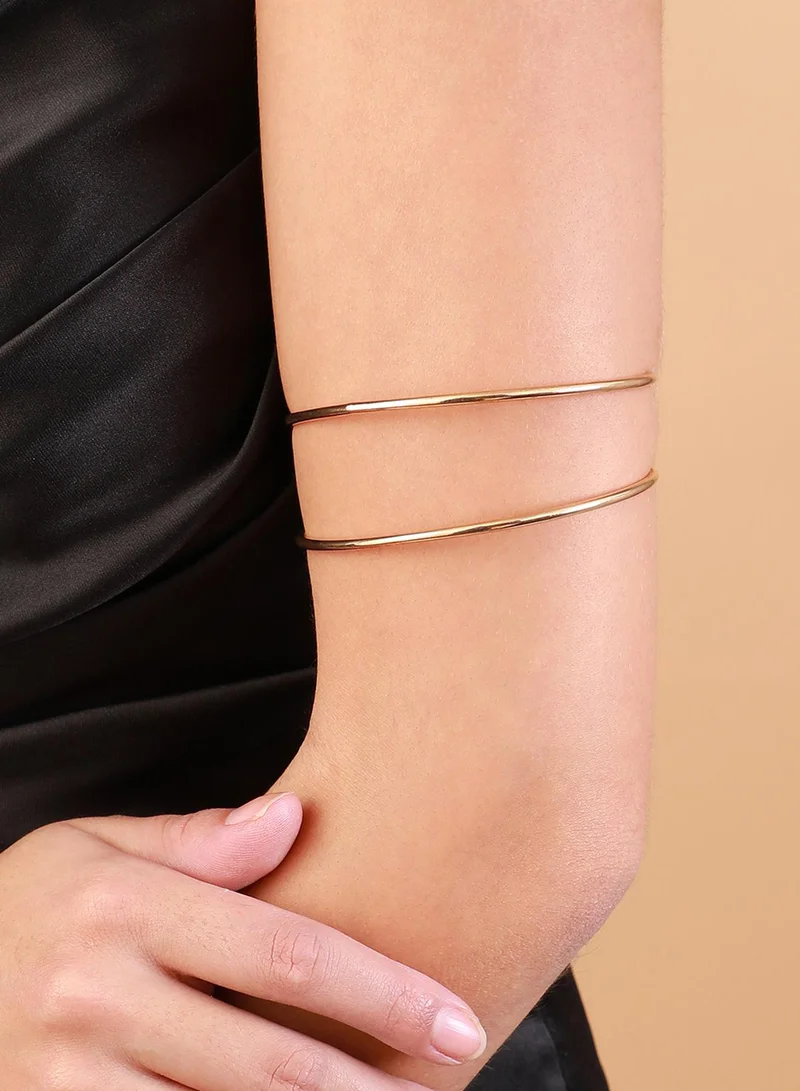 سوهي Women's The Minimal Lined Cuff Armlet