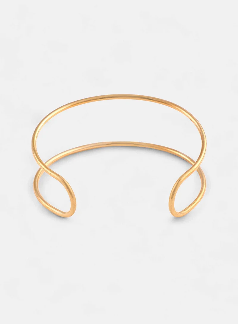 سوهي Women's The Minimal Lined Cuff Armlet