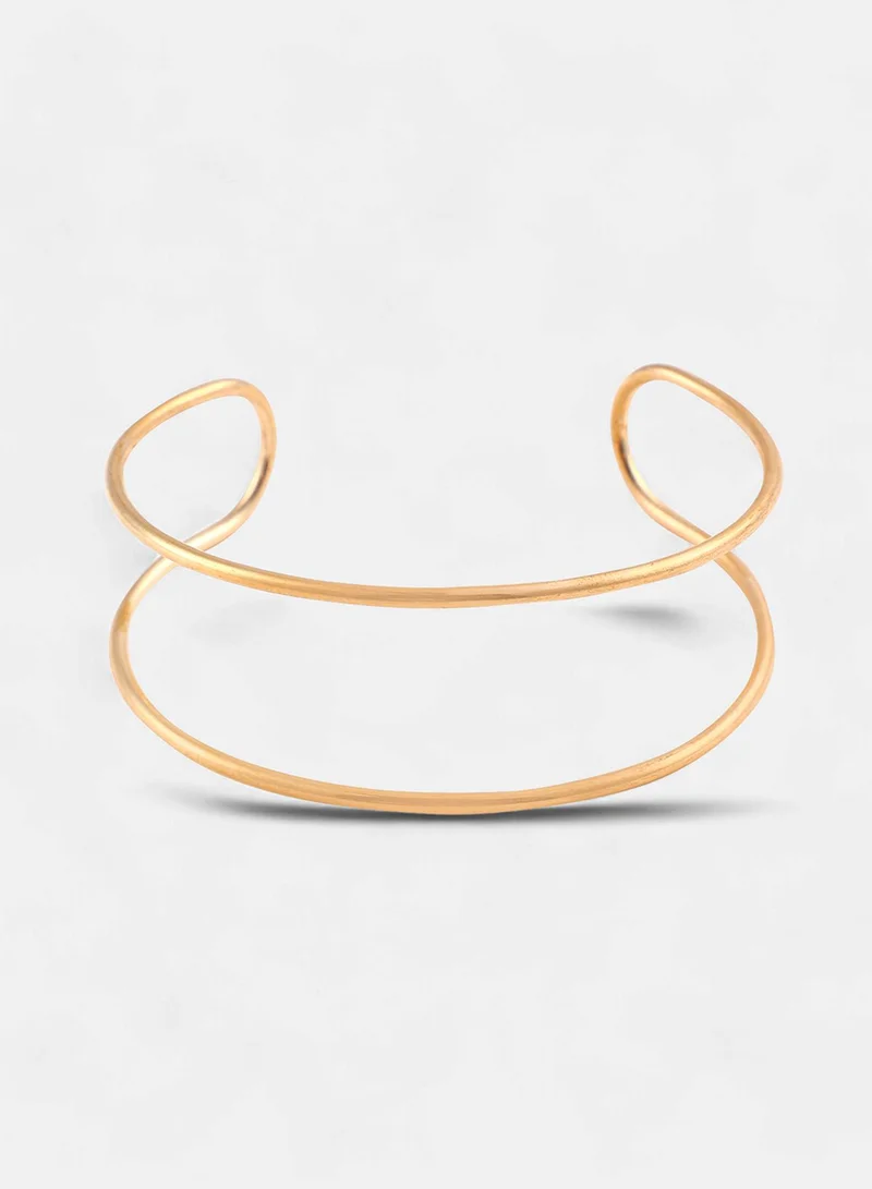 سوهي Women's The Minimal Lined Cuff Armlet