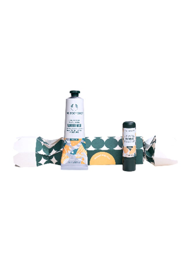 THE BODY SHOP Hugs And Kisses Almond Milk Hand And Lip Duo  - Image 1