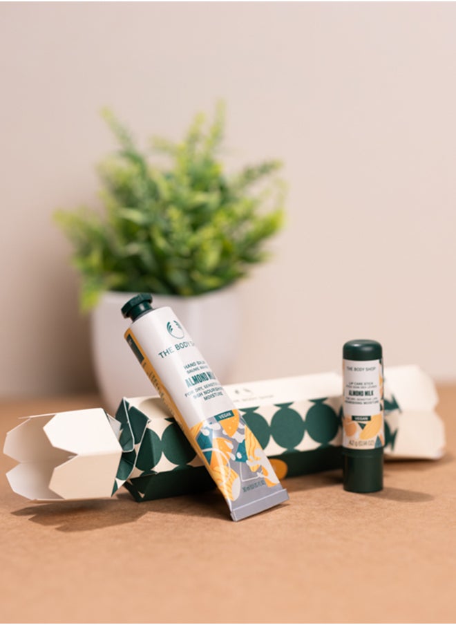 THE BODY SHOP Hugs And Kisses Almond Milk Hand And Lip Duo  - Image 3
