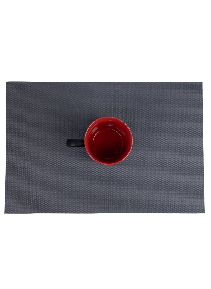Home - Non-Slip Woven Vinyl Insulation Place Mat 30 x 45 cm Heat Resistant Tabletop Placemat Washable Table Mats for Home Restaurants and Party Decoration - Image 1