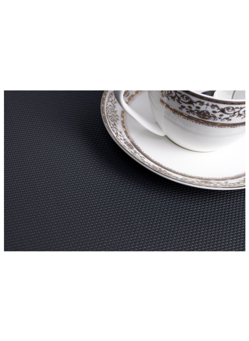 Home - Non-Slip Woven Vinyl Insulation Place Mat 30 x 45 cm Heat Resistant Tabletop Placemat Washable Table Mats for Home Restaurants and Party Decoration - Image 1