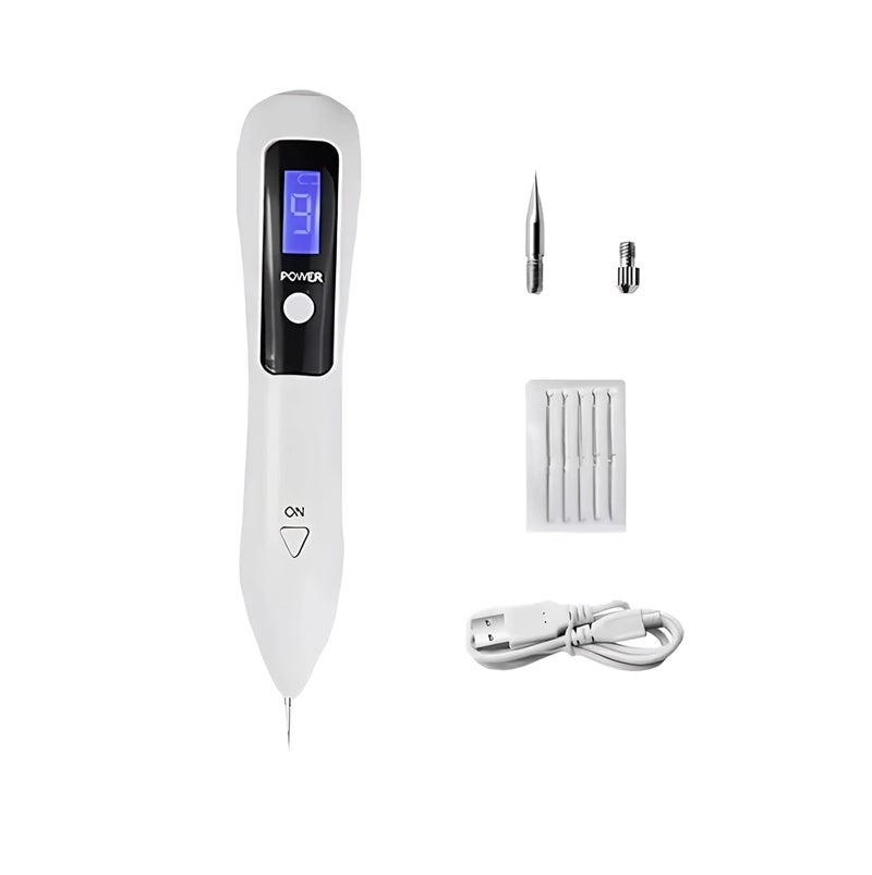 Concepta Dark Spot Remover Pen – LCD Display Wart Remover Machine for Skin Tag, Freckle and Spot Removal – Portable Beauty Care Tool (Multicolor) - Image 1
