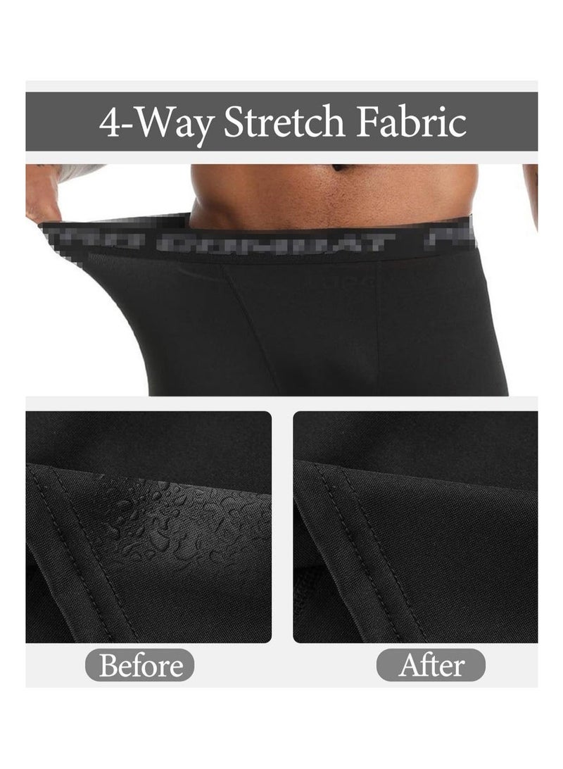 (XL)Mens Compression Shorts Sports Running Tights Underwear Athletic Workout Spandex Base Layer Short for Biker Training - Image 3
