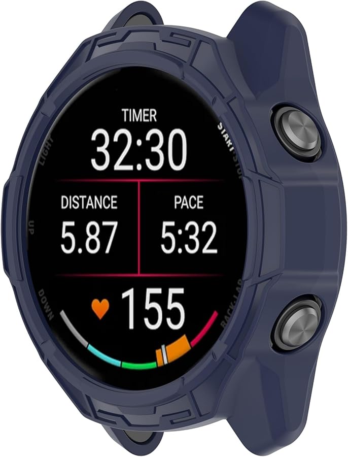 Semi Enclosed Protective Case For 42mm 47mm Smartwatch Hollowed Design Easy Access - Image 4