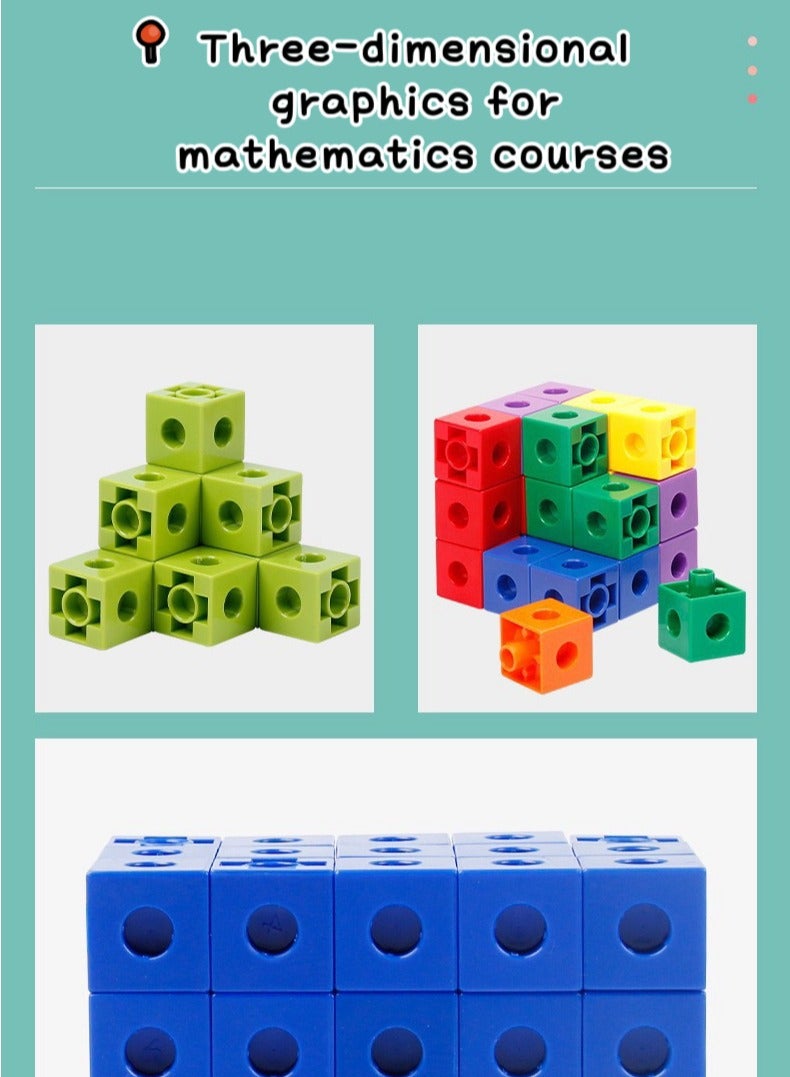 100-Piece Linking Cube Building Set  - Image 3