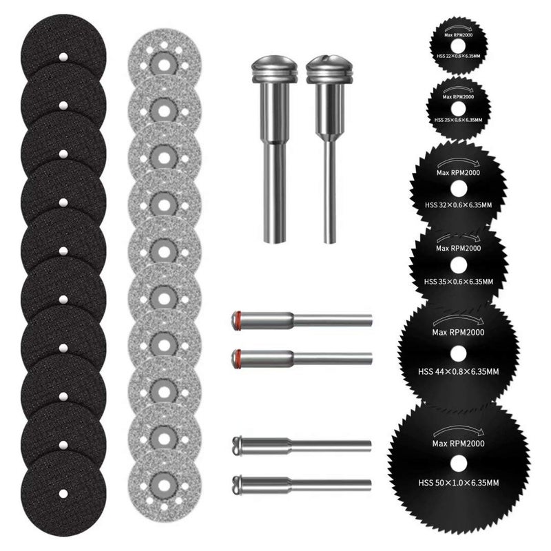 Cutting Discs for Dremel Rotary Tool 3 Different Saw Blades to Meet Your Different Needs Cutting Wheel Set Can Cutting WoodMetalPlasticGlassStone and Make DIY Craft