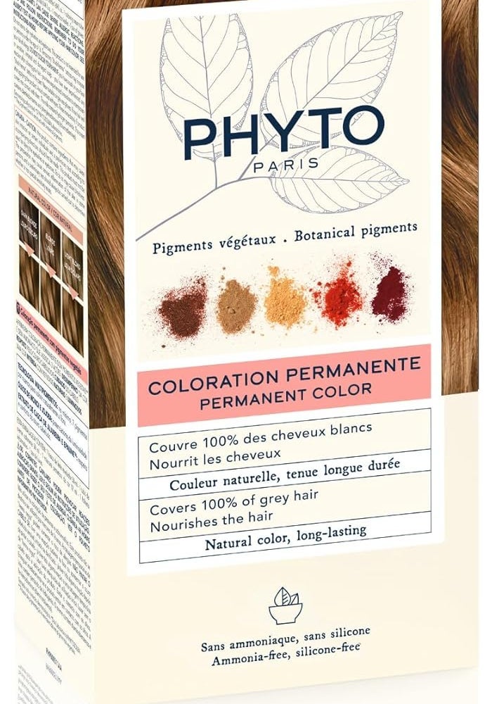 PHYTO PARIS Permanent Hair Color 7.3 Golden Blonde - Ammonia-Free Botanical Formula - Image 1