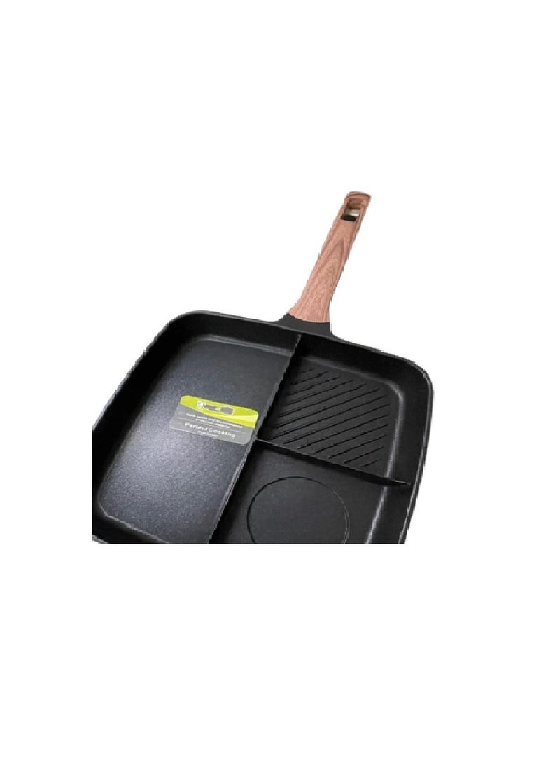 طاسة قلي وشواء وتحمير 3 في 1 - Image 2