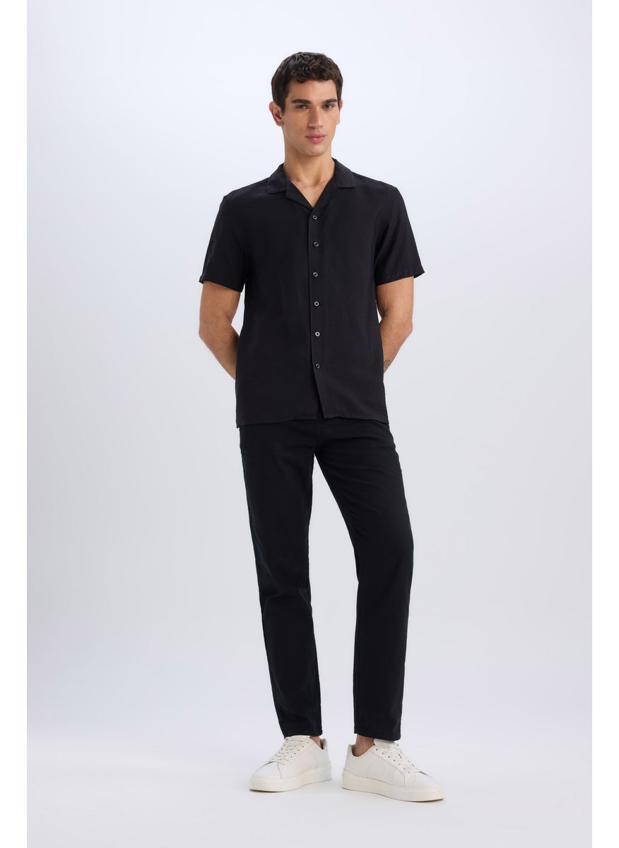 DeFacto Man Slim Fit Straight Leg Cotton Summer Joggers  - Image 4