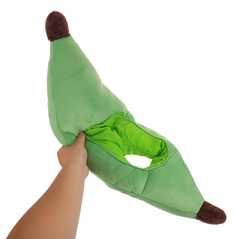 Banana Hat: Banana Shape Hat Cotton Fruit Headwear For Adults Kids - Party Costume Accessory For Halloween Cosplay Photo Props Dress Up Events - Image 4