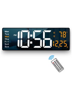 LIMOS Digital Wall Clock with Large 16.2 Inch LED Display, Automatic Brightness Adjustment, and Memory Function  - Image 1