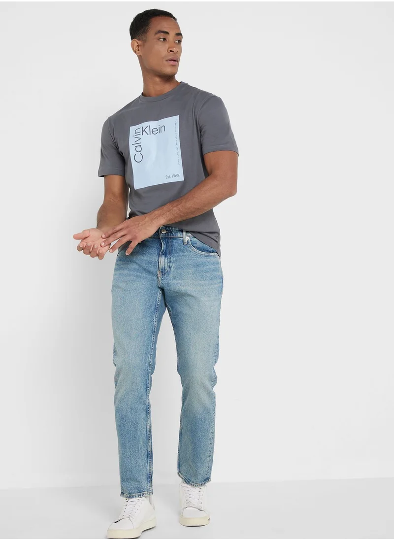 Calvin Klein Jeans Mid Wash Slim Fit Jeans