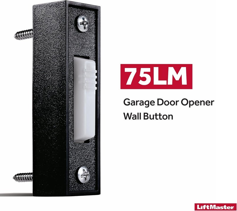 LiftMaster LiftMaster 75LM WallMounted Illuminated Wired Doorbell and Garage Door Opener Push Button  - Image 2