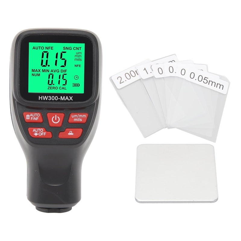 Coating Thickness Gauge 0 2000um Type 1 Black with Data Recording and 3 Units Switch - Image 1