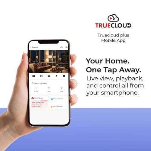 Trueview 3MP Wi-Fi ATC Robot Camera | BIS-ER (STQC Certified) WiFi CCTV Camera | All Time Color Night Vision | Pan Tilt | Smart Tracking | 2-Way Audio | Memory Card & Cloud | Alexa | T18296S - Image 3