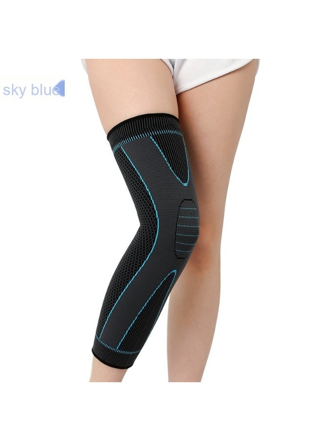 NIBEMINENT Extended Sports Knee Protector - Breathable Dual Wave Design - Image 1