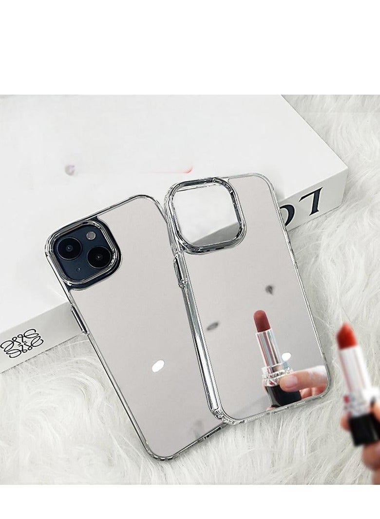 غطاء هاتف مرآة لهاتف iPhone 16 Pro - غطاء مرآة المكياج، أنيق وواقي - Image 4