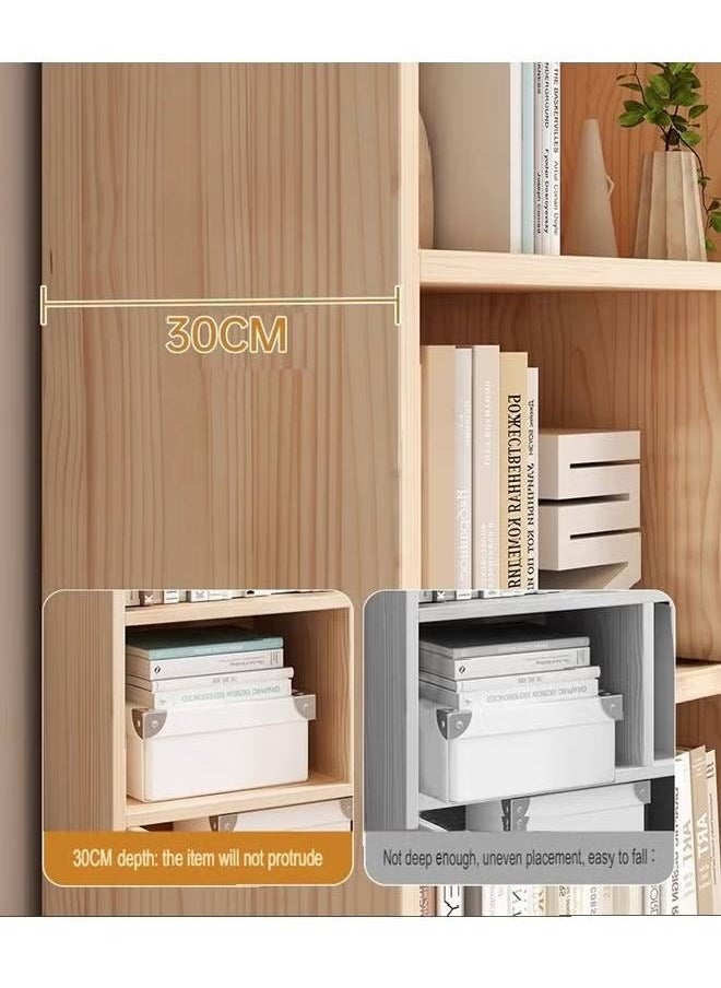 Multi-Layer Storage Bookshelf Rack Stylish Living Room Home Storage & Display Cabinet