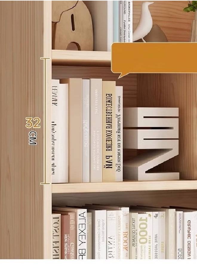 Multi-Layer Storage Bookshelf Rack Stylish Living Room Home Storage & Display Cabinet