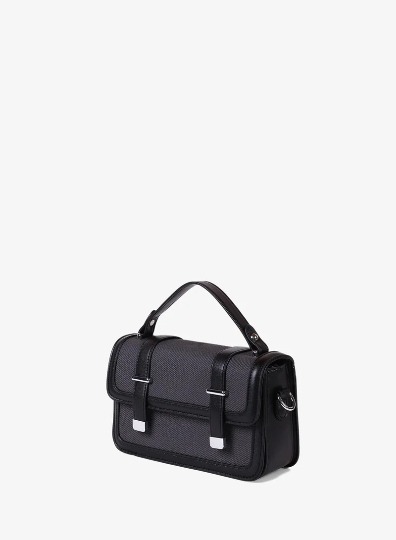 Haute Sauce  Textured Flap Handbag for Women | Best Price UAE