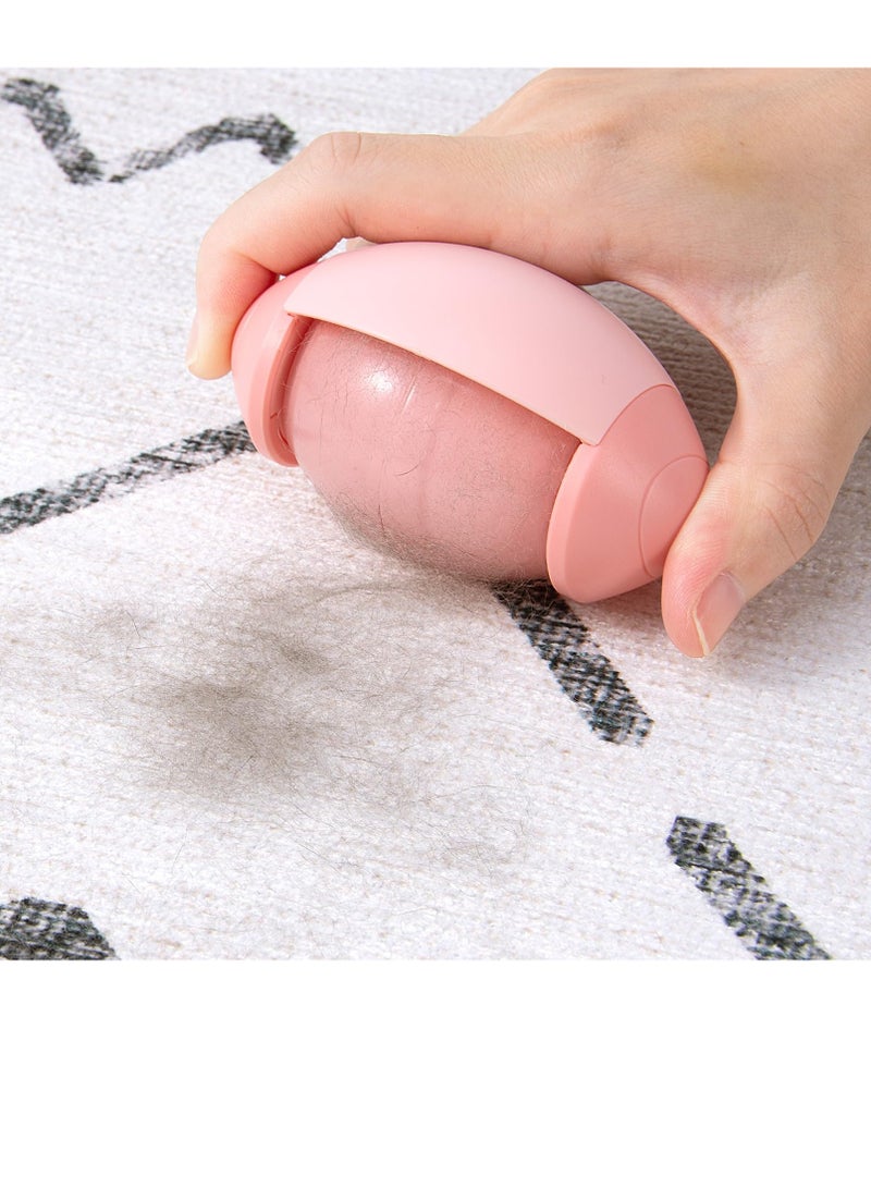 SYOSI Washable Pet Hair Remover Reusable Lint Roller Ball Travel Gel Pink - Image 2