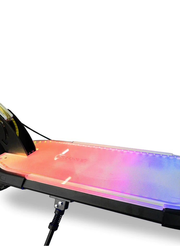 Crony V10+ Led High-Speed Electric Scooter, 150OW 48v/12ah Battery Dual Disc Brakes, Front/Rear Suspension, 120kg Load – Aluminum Alloy Frame, Triple Led Headlamp, Bluetooth Speaker, Lcd Display & Mobile Phone Holder – 1-Year Motor Warranty  - Image 3