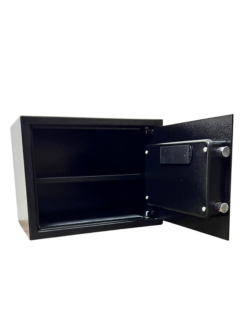 LOTFY GROUP LG Safebox Code 30EUD 30*38*30CM  Black Colour Home Office Safebox - Digital Display and Key Lock  - Image 2