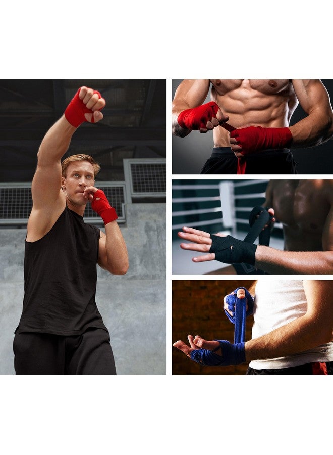 Rdx Boxing Hand Wraps Inner Gloves, 180 Inch 4.5M Elasticated Thumb Loop Bandages, Mexican Style Under Mitts Wrist Wrap Protection Muay Thai Mma Kickboxing Martial Arts Punching Bag Training Men Women - Image 5