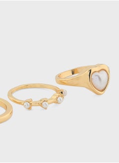 ELLA 4 Pack Mix Pearl Ring  - Image 3