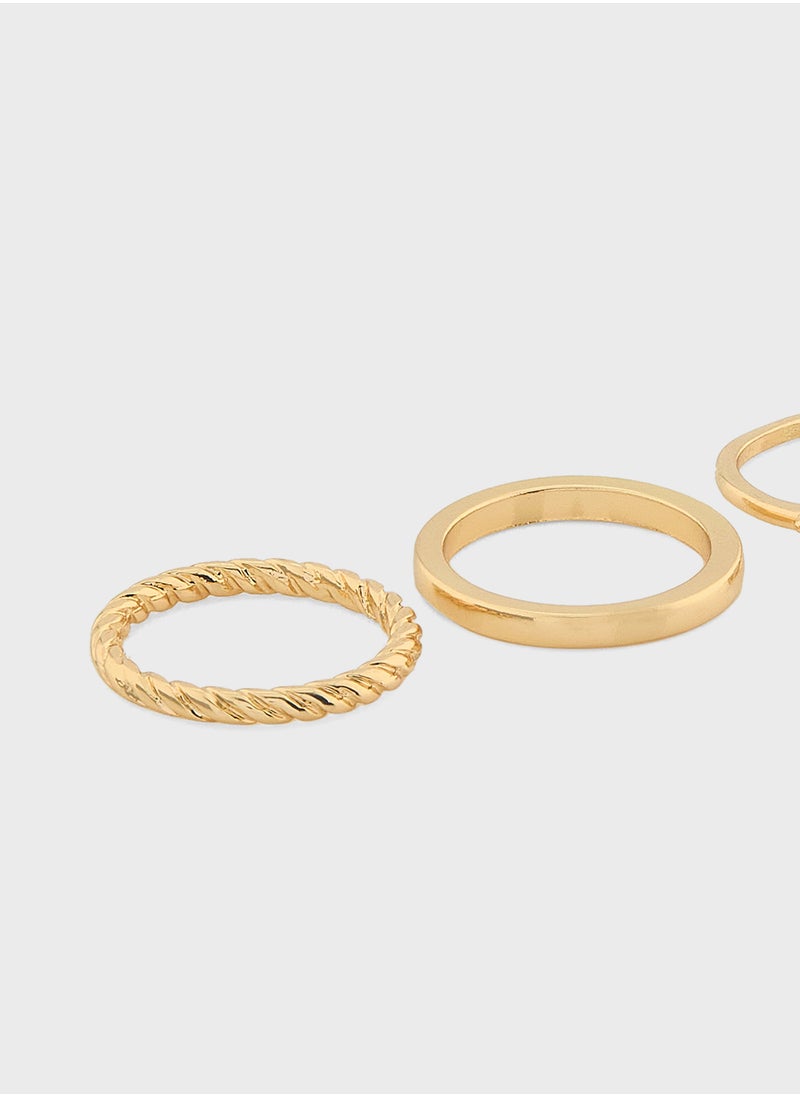 ELLA - 4 Pack Mix Pearl Ring - Image 1