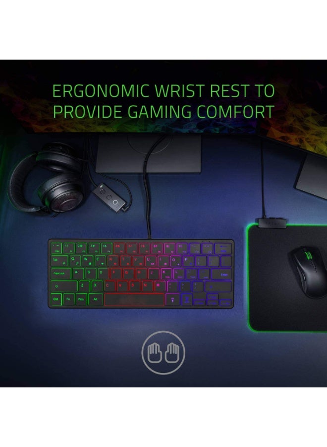 general USB wired mini keyboard colorful luminous gaming keyboard computer notebook 64key keys - Image 3