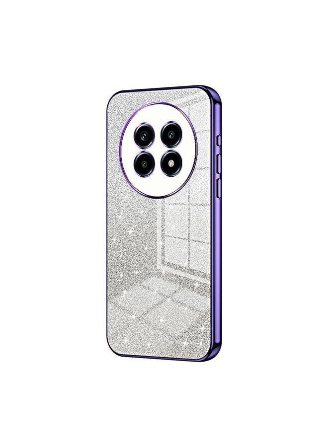 اس-توب جراب لهاتف Realme 13 Pro، جراب هاتف مطلي بالكهرباء بمسحوق لامع متدرج - Image 1