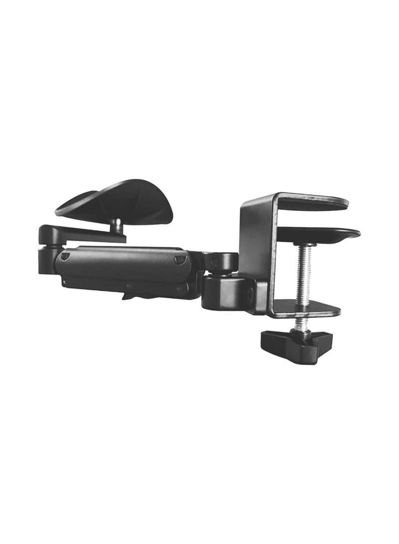Generic New Metal Ergonomic Arm Rest Wrise Support Computer Home Office Mouse Hand Desk Adjustable Mouse Pad Armrest Bracket Console  - Image 1