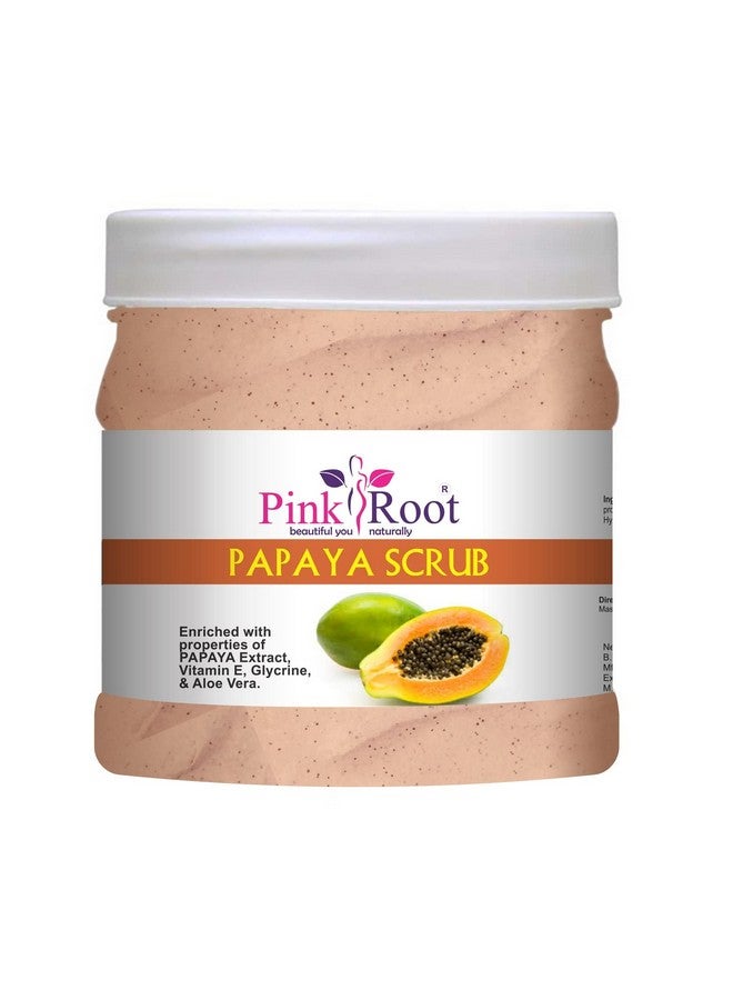 Pink Root Pink Root Aloe Vera Mask 500ml with Papaya Scrub 500ml - Image 3