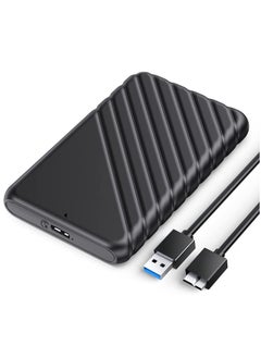 KASTWAVE 2.5 inch External Hard Drive SSD Enclosure USB 3.0 to SATA3 7mm and 9.5mm SATA HDD SSD Tool with UASP Supported for PC Laptop and Mac  - Image 1