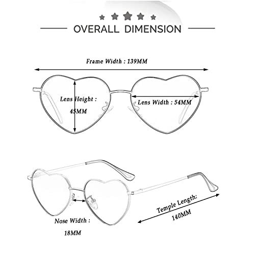 Kursan Polarized Heart Sunglasses for Women Metal Frame Fashion Lovely Style Sun Glasses UV400 Protection (Gold/Red) - Image 5