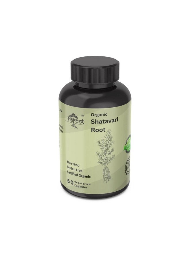 Heroot Organic Shatavari Root 500mg (Asparagus racemosus) Menstrual Cramp Relief, Menopause Support, and Women's Health | 120 Capsules | Hormonal Balance Support - Image 2