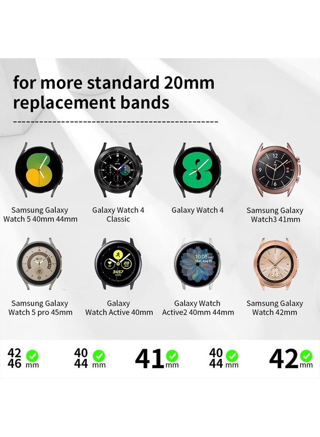 JOYOZY أشرطة ستانلس ستيل من جويزي لساعات جالاكسي ووتش 5/4 40 مم 44 مم جالاكسي ووتش أكتيف 40 مم/أكتيف 2 (40 مم)(44 مم)/جالاكسي ووتش (42 مم)، حزام معدني على شكل D لساعات ووتش 4 كلاسيك 42 مم 46 مم/ووتش 5 برو/جير S2 كلاسيك - Image 5
