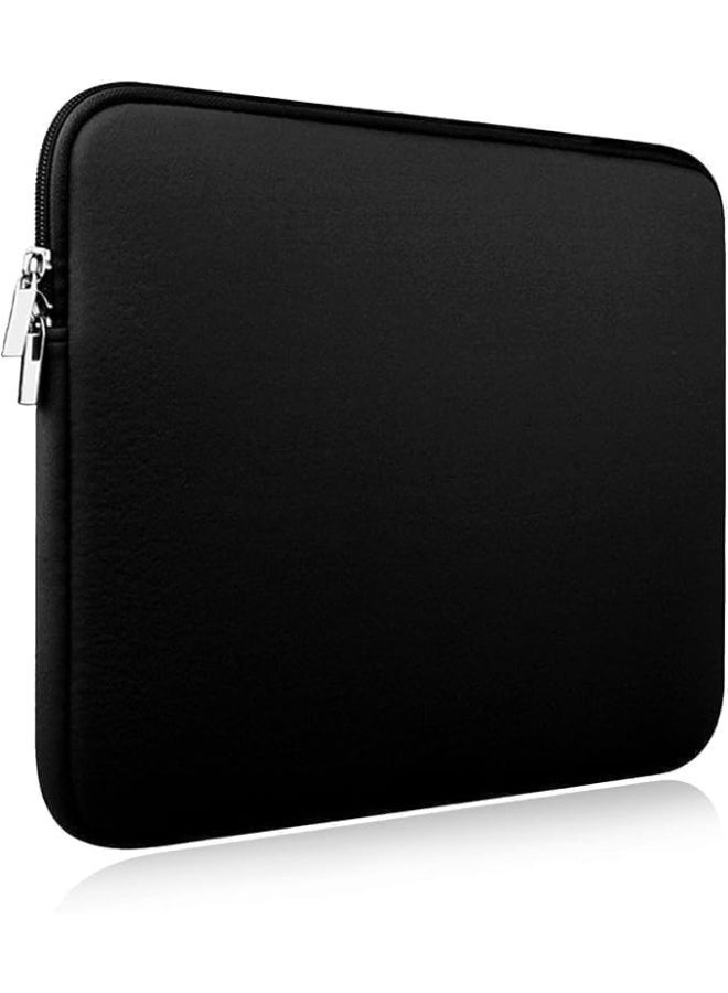16 Inch Laptop Sleeve Protective Case Pouch compatible with MacBook Pro 16 M3 M2 M1, Dell, HP Pavilion Envy, Lenovo ThinkPad IdeaPad, ASUS Vivobook, Acer, LG, Black - Image 1