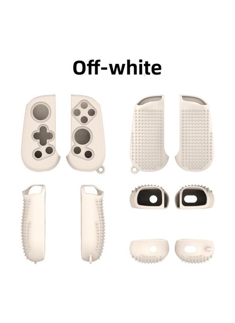 For BACKBONE 0ne 1 Generation Game Control Handle Silicone Protective Case Solid Color Simple Anti-drop Protective Case-Product Color:V11 Creamy-white