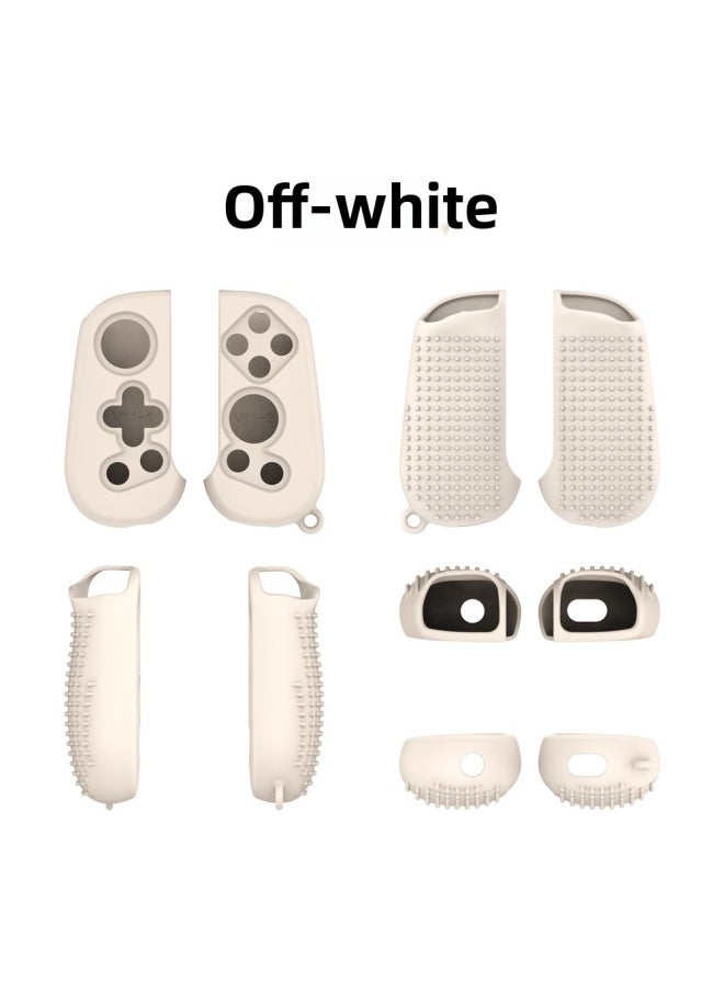 For BACKBONE 0ne 1 Generation Game Control Handle Silicone Protective Case Solid Color Simple Anti-drop Protective Case-Product Color:V11 Creamy-white