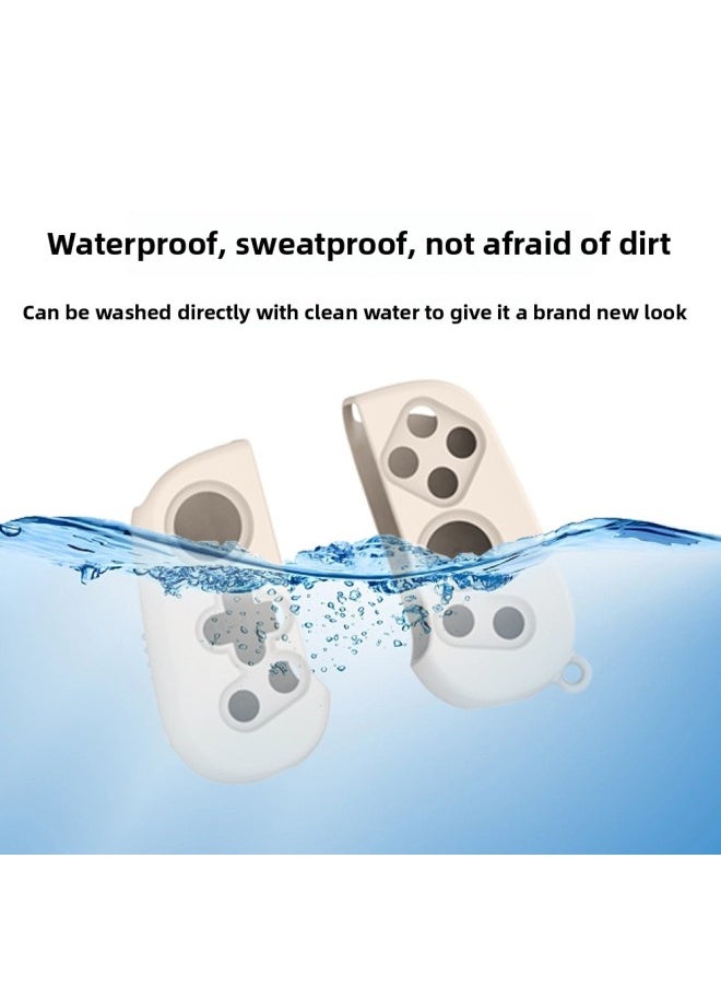 For BACKBONE 0ne 1 Generation Game Control Handle Silicone Protective Case Solid Color Simple Anti-drop Protective Case-Product Color:V11 Creamy-white