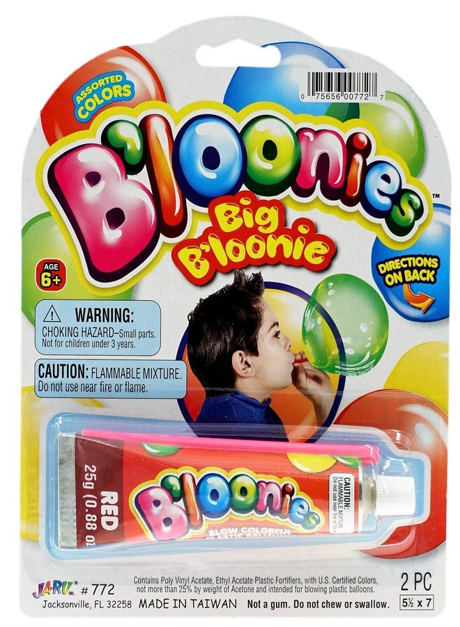 JA-RU Large B'loonies Plastic Balloon XXL (1 Tube) Great Original Bloonies Bubble Making.772-1 - Image 1