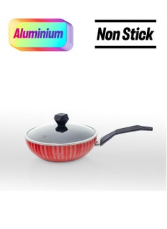 Saif Plus Saif Plus Wok With Glass Lid,W/1 Handle 24/26/30 cm  - Image 1