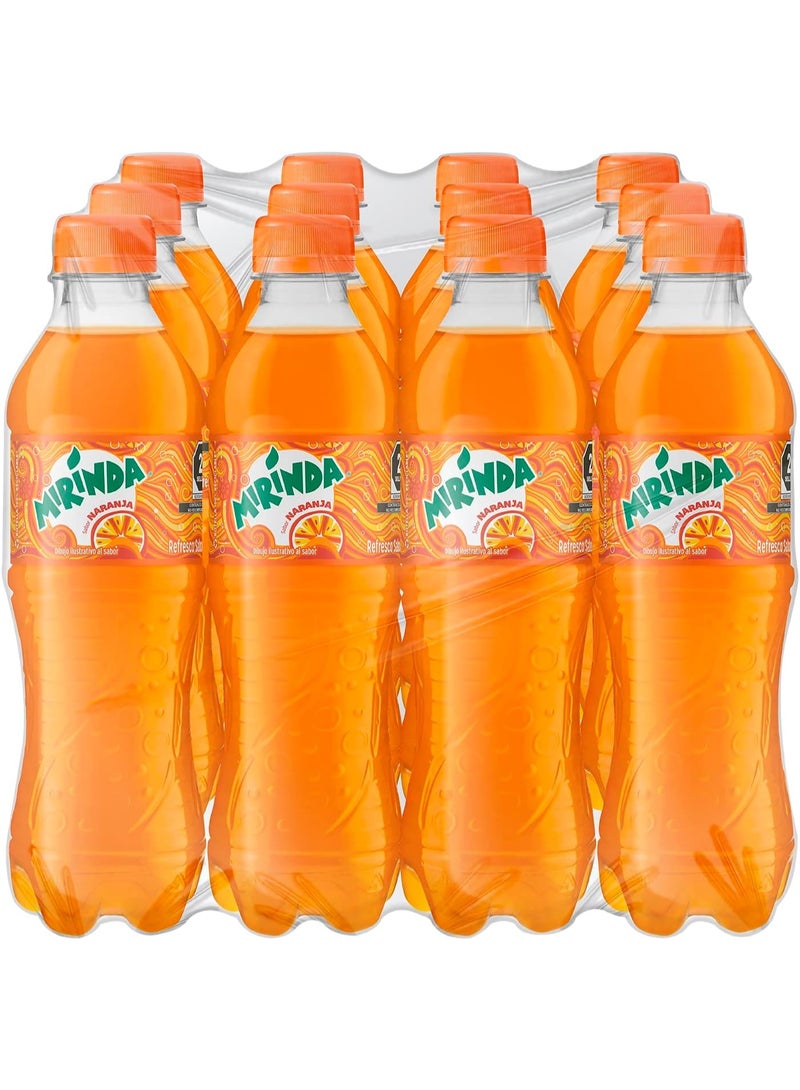 Mirinda Value Carton: Mirinda Carbonated Soft Drink - Orange Flavor (12 bottles x 400ml) - Image 1